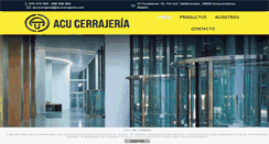Desktop Screenshot of acucerrajeria.com